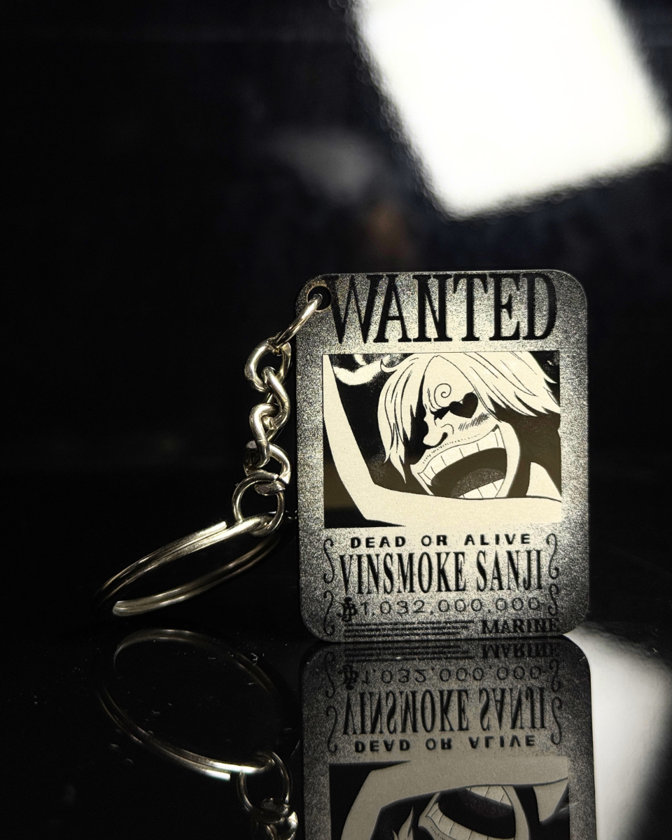 Sanji Wanted Poster Keychain