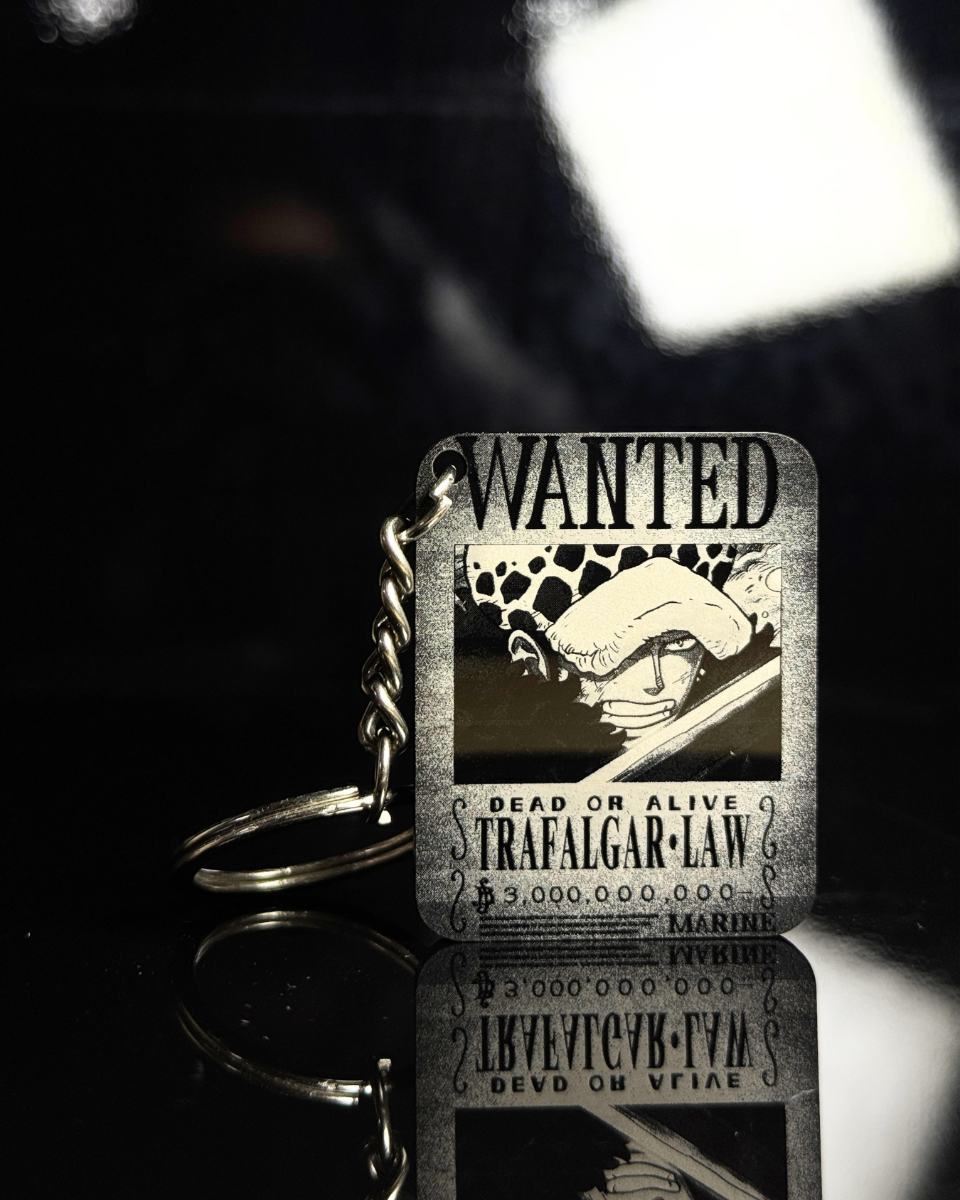Law Wanted Poster Keychain