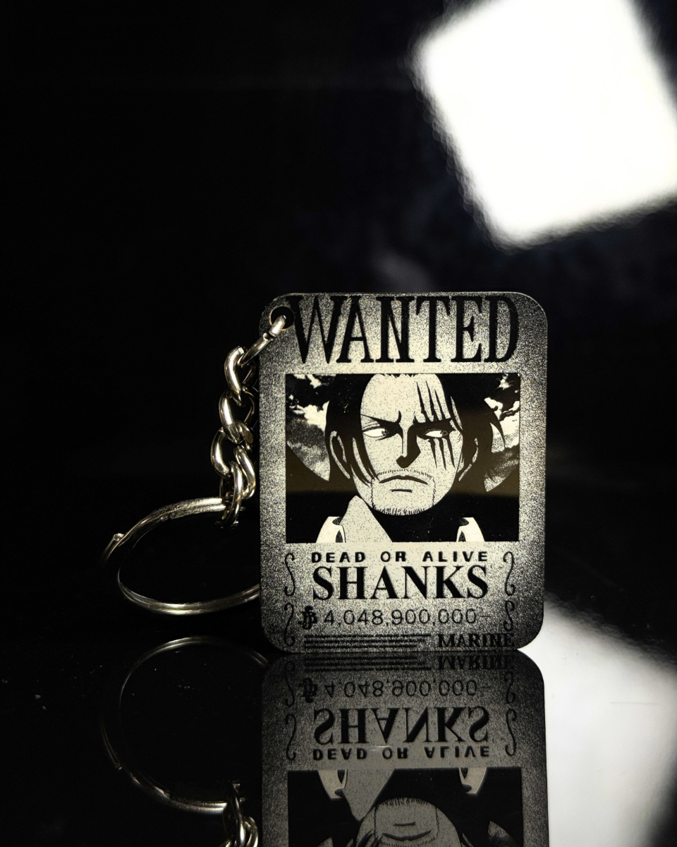 Shanks Wanted Poster Keychain