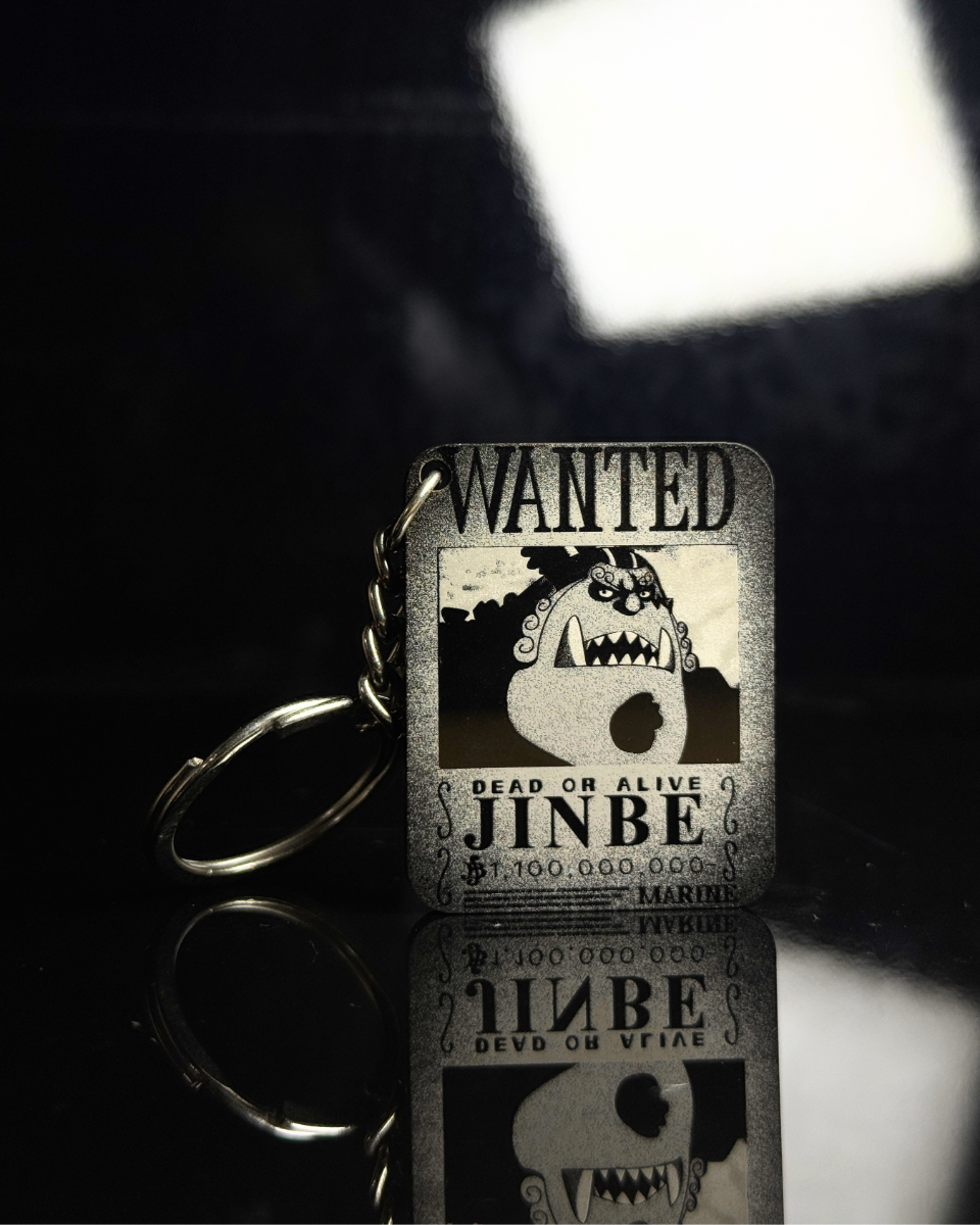 Jinbe Wanted Poster Keychain