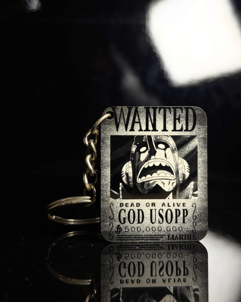 God Usopp Wanted Poster Keychain