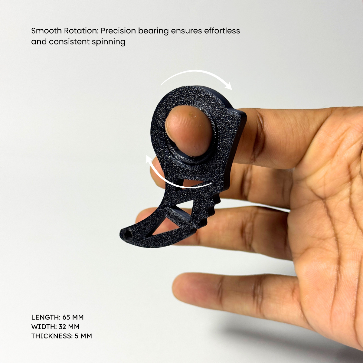 Spinner Keychain | Pocket Fidget Keychain for Stress Relief & Everyday Carry — view 2